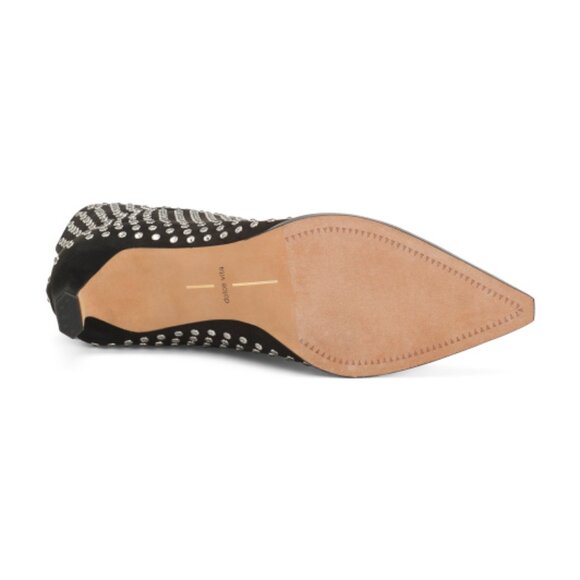 NEW DOLCE VITA Leather Anzel  Western Booties in black diamond for women 925 5t3 - Picture 11 of 11